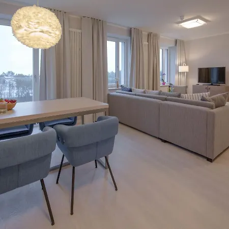Daire Duenenresidenz Prora - Skysuite Mit Freiem Meerblick, Dachterrasse Und Balkon Np-502 Binz